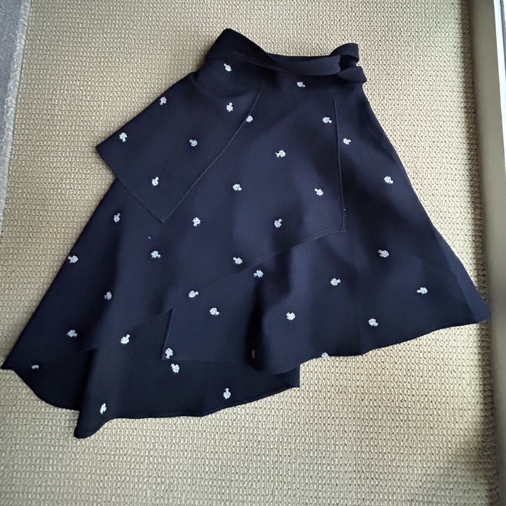 Bellenista Navy MIDI Skirt